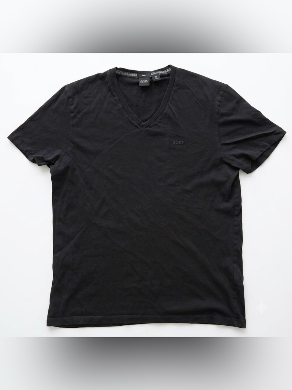 Boss Black V-Neck Short Sleeve Tee size L  SLIM FIT